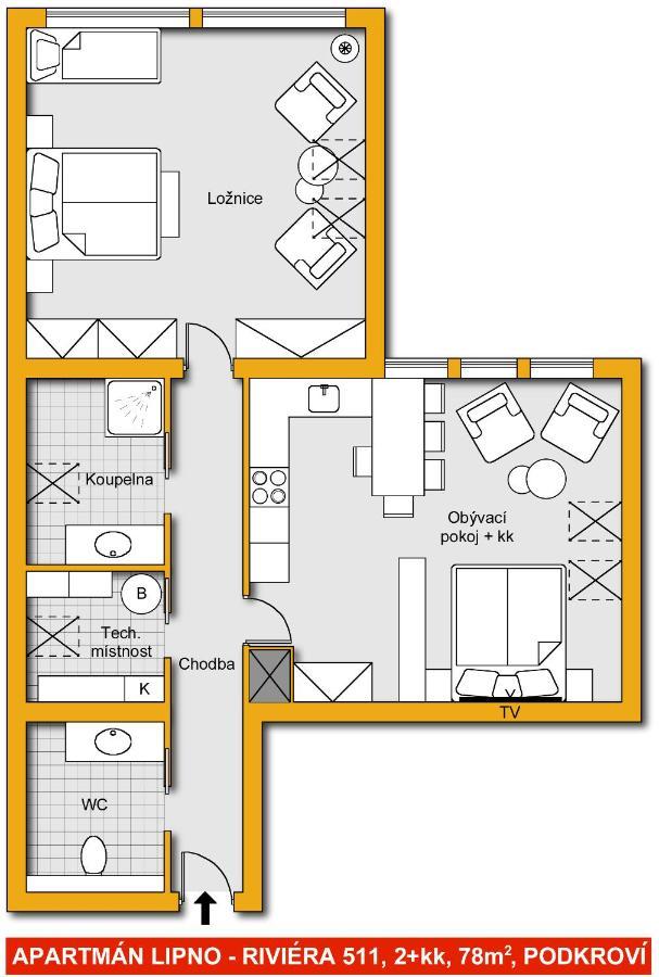 Luxury Apartman Lipno 리프노나드비타보브 외부 사진